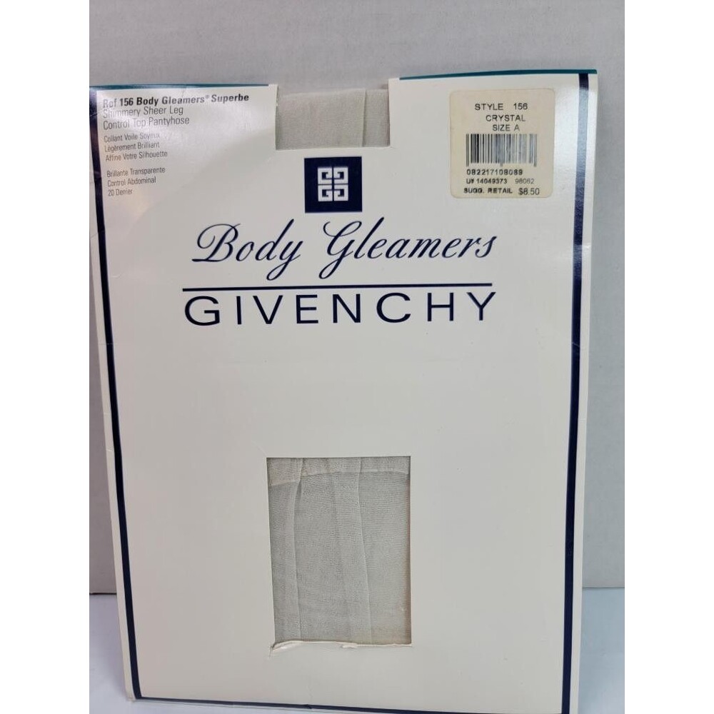 Givenchy Body Gleamers Superbe Shimmery Sheer Control Top Pantyhose Crystal